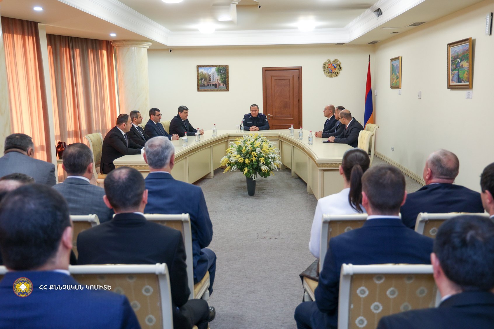 Քննչական կոմիտեի նախագահ Արթուր Պողոսյանը ներկայացրել է գլխավոր վարչության պետի տեղակալին